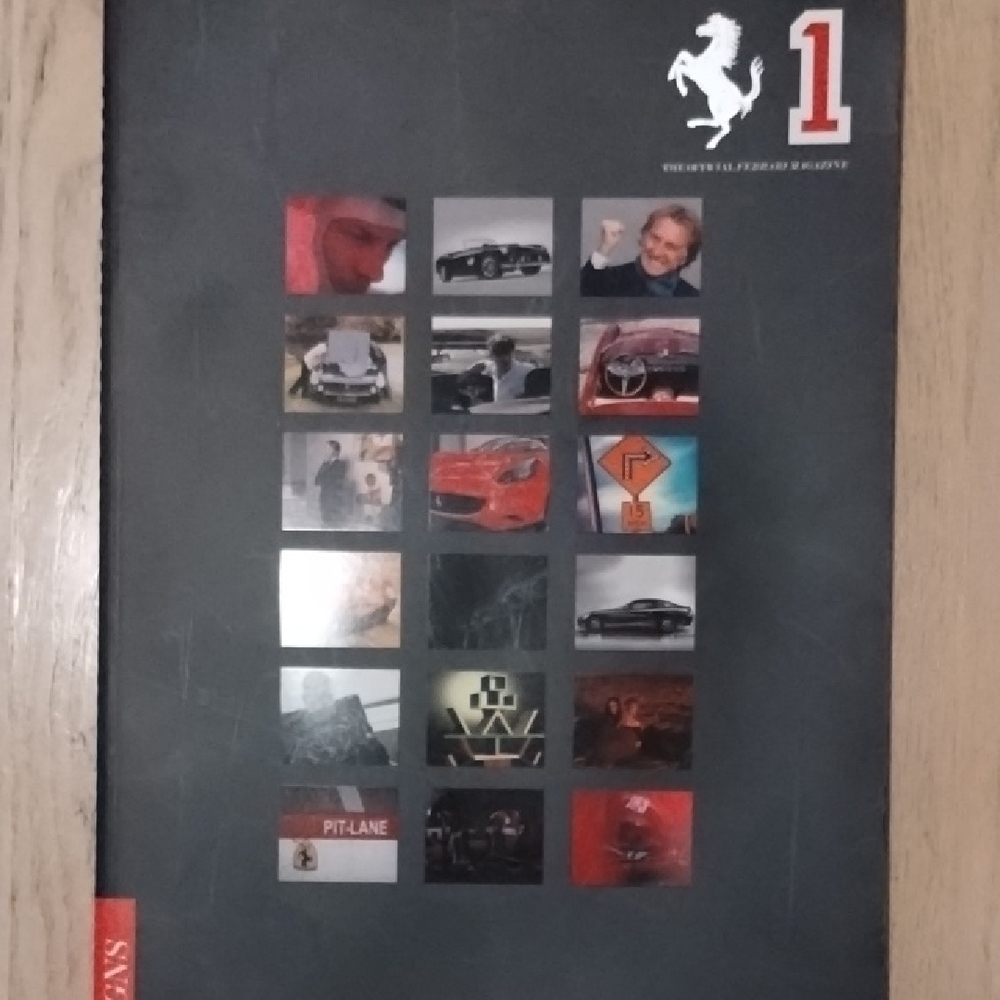 Ferrari Official Magazine with Iconic Imagery